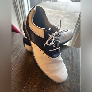 Women’s FootJoy Emerge 93900 Golf Shoes Size 10 M White and Blue